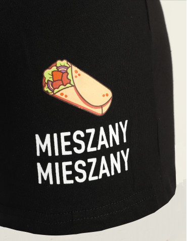 Bokserki dopasowane - Bokserki męskie bawełniane w zabawny nadruk kebab na prezent WZ&Oacute;R 2 - produkt 2