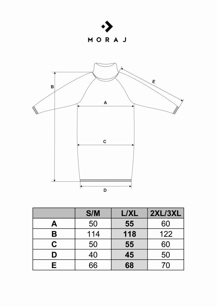 Swetrowa sukienka damska oversize z golfem Swetrowa sukienka damska oversize z golfem