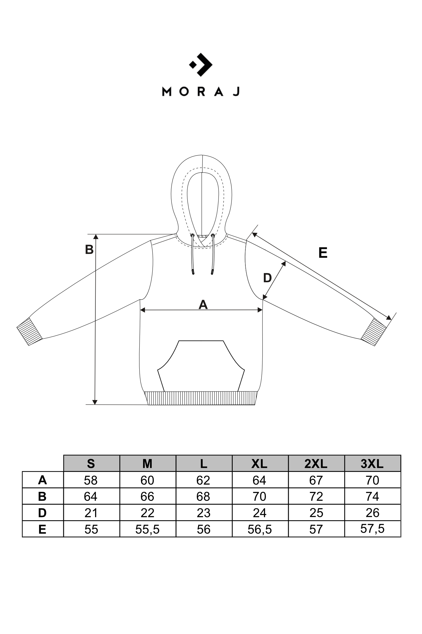 Bluza unisex z kapturem z japońskim motywem fali