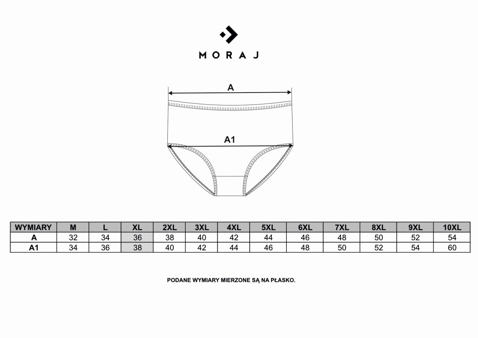 Majtki damskie bawełniane wysoki stan plus size 4-pak Majtki damskie bawełniane wysoki stan plus size 4-pak