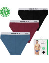 Slipy męskie bambusowe premium klasyczne gładkie CZARNY