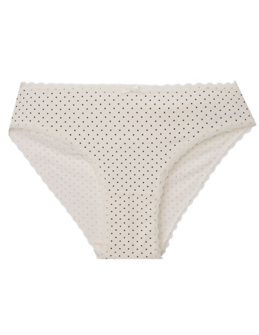 Majtki figi - Majtki damskie bikini bawełniane z kokardką 3-pak WIELOKOLOROWY - produkt 4