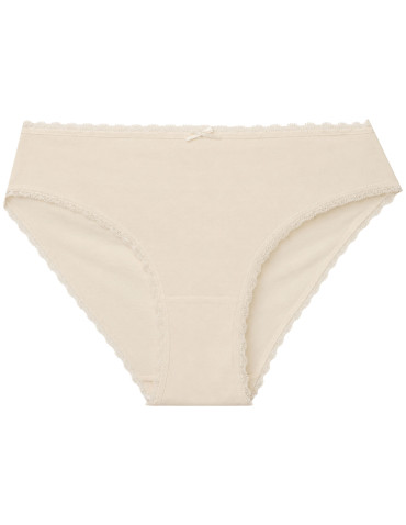 Majtki figi - Majtki damskie bikini bawełniane z kokardką 3-pak WIELOKOLOROWY - produkt 5