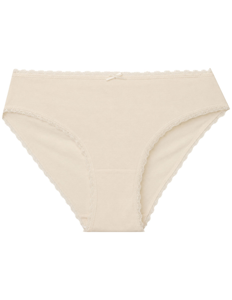 Majtki figi - Majtki damskie bikini bawełniane z kokardką 3-pak WIELOKOLOROWY  - produkt moraj.pl 5