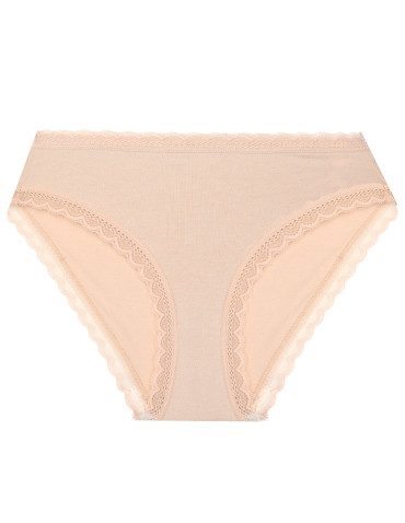 Majtki figi - Wygodne majtki damskie o kroju bikini z modalu 4-pak WIELOKOLOROWY - produkt 6