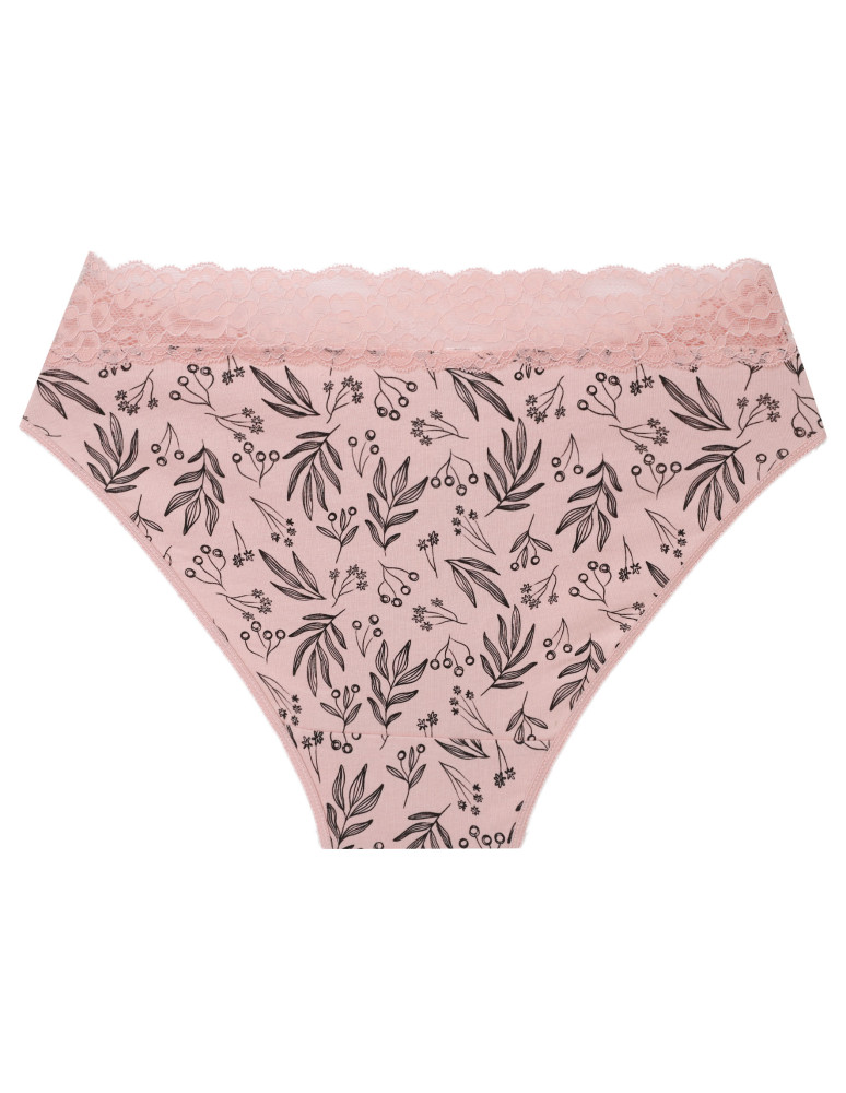 Majtki figi - Wygodne majtki damskie o kroju bikini z szeroką koronką 4-pak WIELOKOLOROWY  - produkt moraj.pl 2