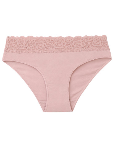 Majtki figi - Wygodne majtki damskie o kroju bikini z szeroką koronką 4-pak WIELOKOLOROWY - produkt 5