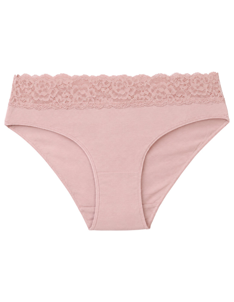 Majtki figi - Wygodne majtki damskie o kroju bikini z szeroką koronką 4-pak WIELOKOLOROWY  - produkt moraj.pl 5
