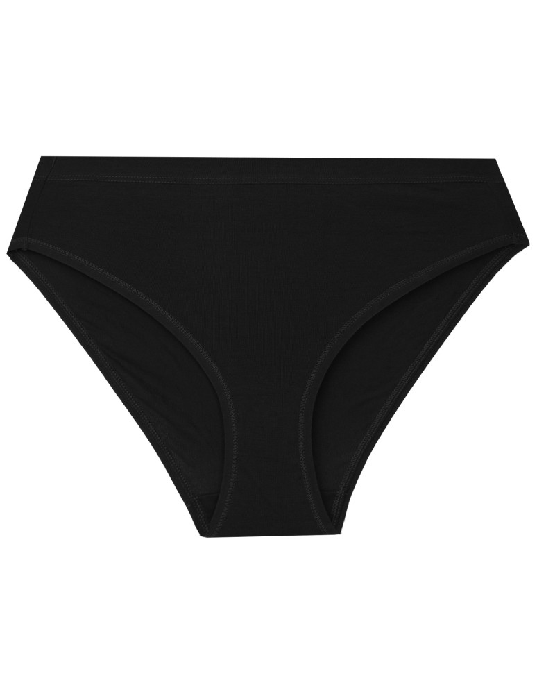 Majtki figi - Wygodne majtki damskie o kroju bikini z modalu klasyczne na co dzień 4-pak WIELOKOLOROWY - produkt moraj.pl 4