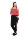 Koszulka damska na ramiączkach Tank-Top bawełniana Plus Size GRANATOWY