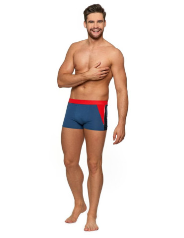 Majtki męskie bokserki dopasowane klasyczne z paskami