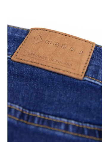 Spodnie - Spodnie damskie jeansowe mom fit NIEBIESKI - produkt 10