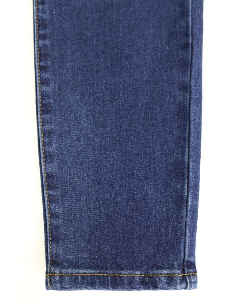 Spodnie - Spodnie damskie jeansowe mom fit NIEBIESKI - produkt moraj.pl 12