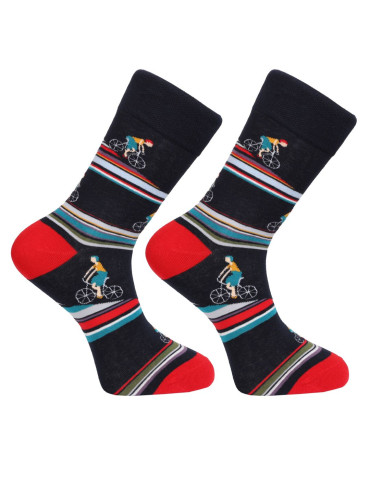 Skarpetki długie - Kolorowe skarpety męskie długie 5 par Limitowana Edycja WIELOKOLOROWY - produkt 7