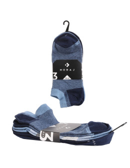 Skarpetki stopki męskie bawełniane w drobne paski 3-pak  - produkt 2