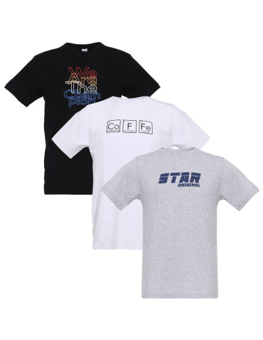 Koszulki, topy, koszule - Koszulka męska T-shirt bawełniany z nadrukiem WZÓR 1 - produkt 5