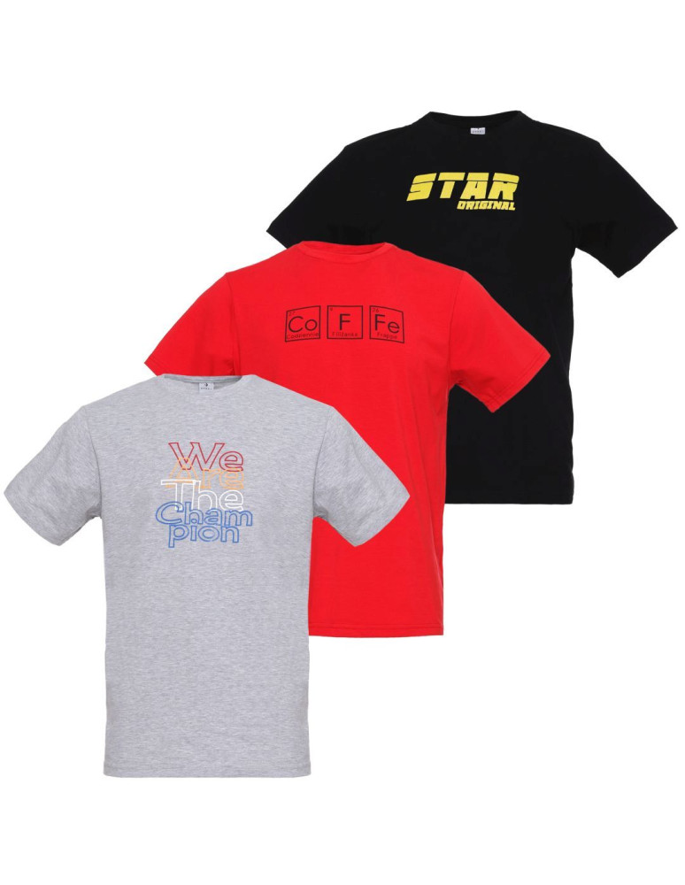 Koszulki, topy, koszule - Koszulka męska T-shirt bawełniany z nadrukiem WZÓR 2 - produkt moraj.pl 5