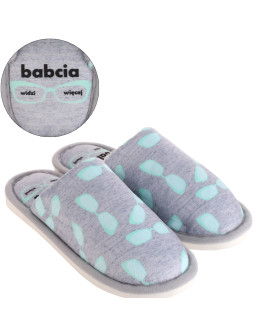 Ciepłe kapcie domowe wsuwane prezent na Dzień Babci - produkt 2