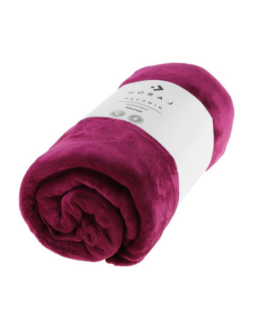Mikrofibra - Duży ręcznik kąpielowy z mikrofibry 70x140 cm BORDOWY - produkt 1
