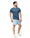 Koszulka męska bawełniana T-shirt CIEMNY NIEBIESKI