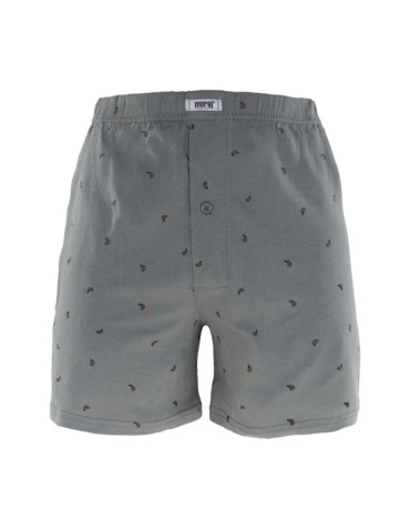 Bokserki męskie bawełniane guziki Plus Size