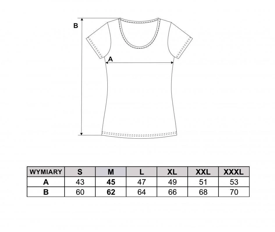 T-shirt damski z napisem