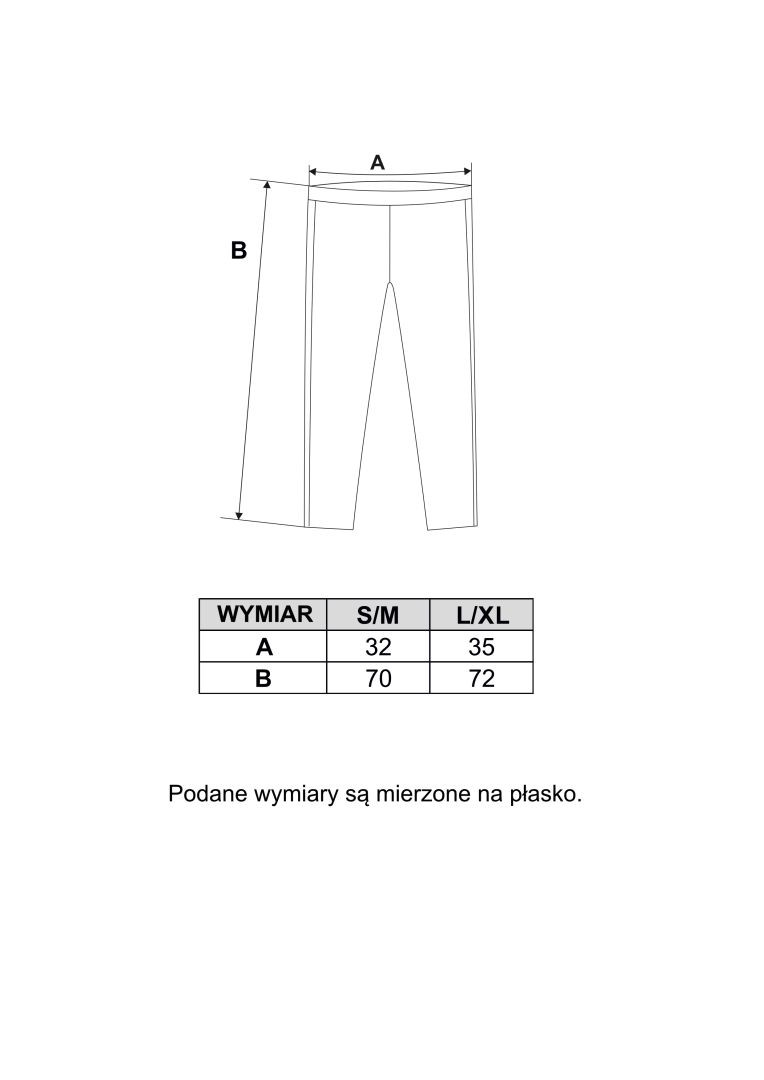 Legginsy damskie 3/4 z lampasami