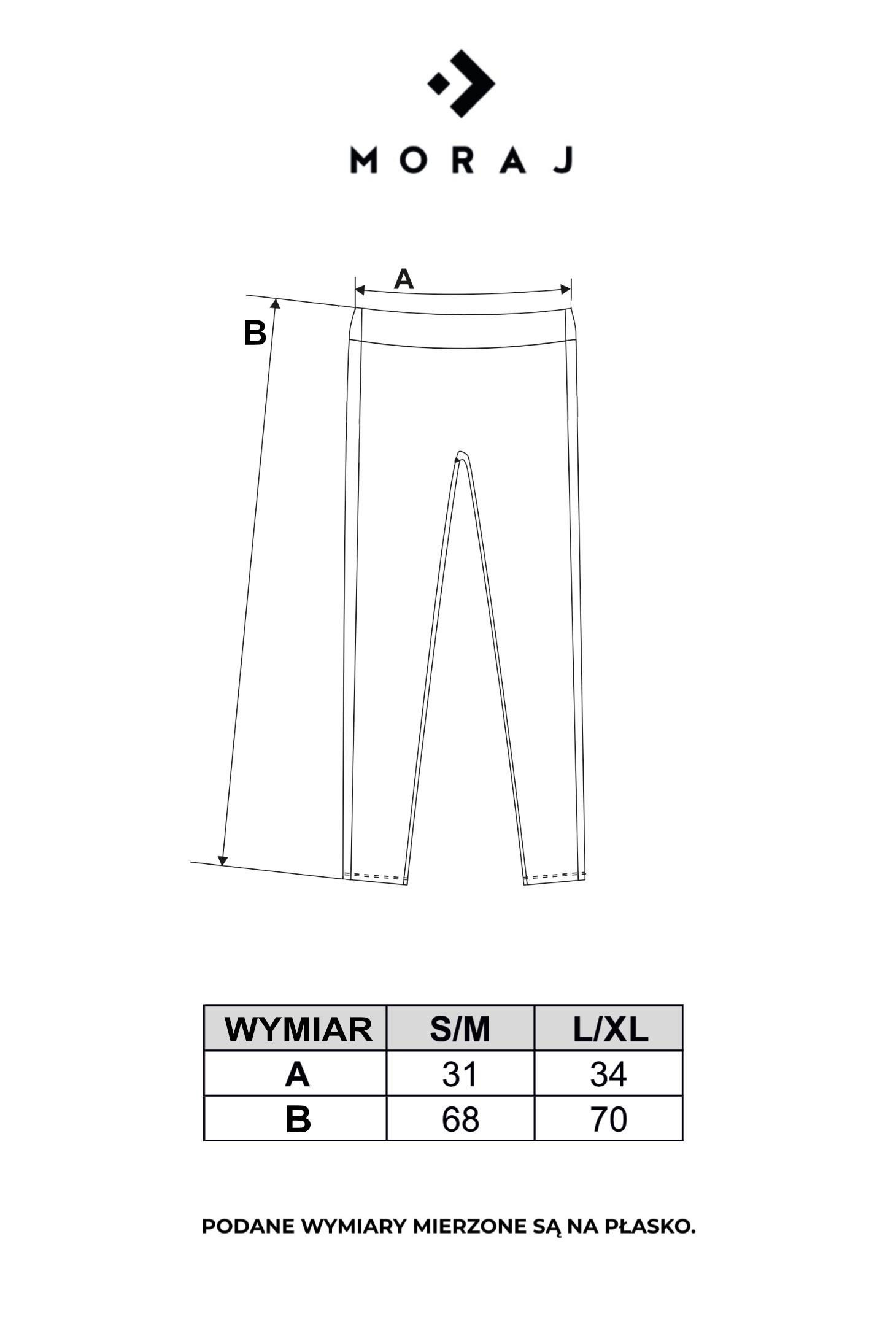 Legginsy damskie 3/4 moro