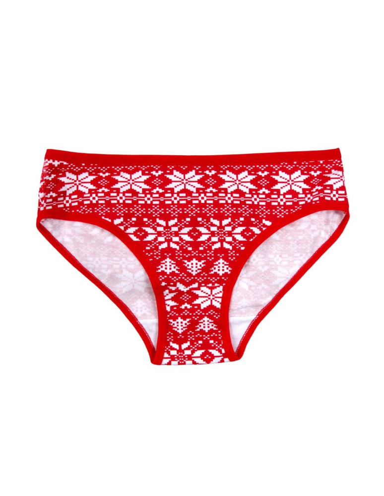 Figi - Majtki damskie figi w zimowe wzory WZÓR 2 - produkt moraj.pl 1