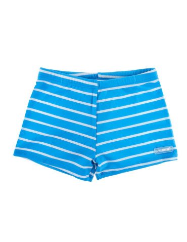 Chłopiec - Kąpielówki chłopięce do wody w paski NIEBIESKI - produkt 1
