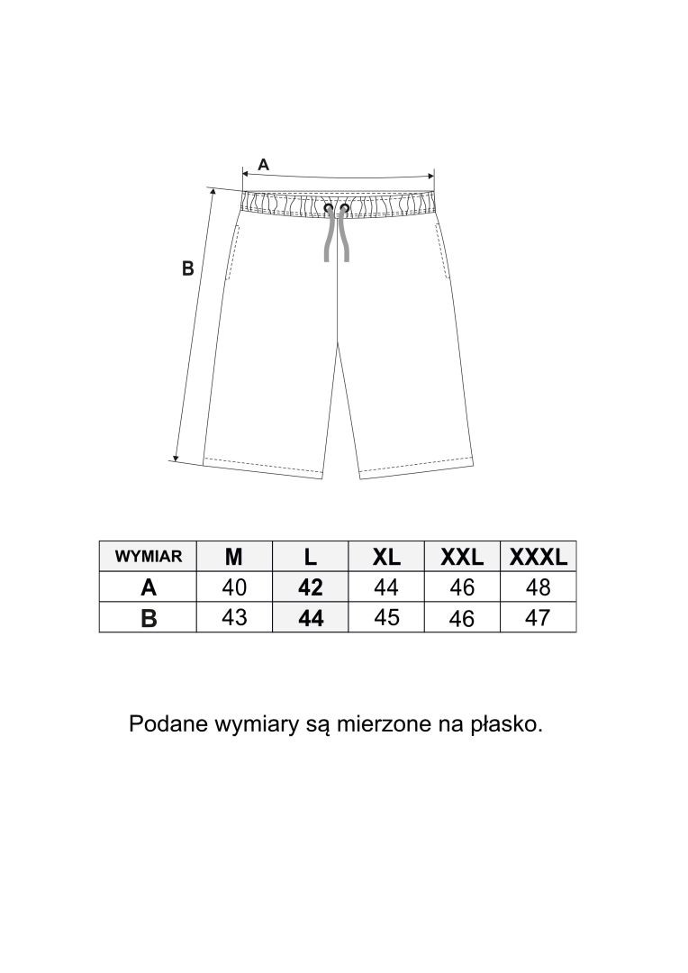 Szorty męskie z lampasem Szorty męskie z lampasem
