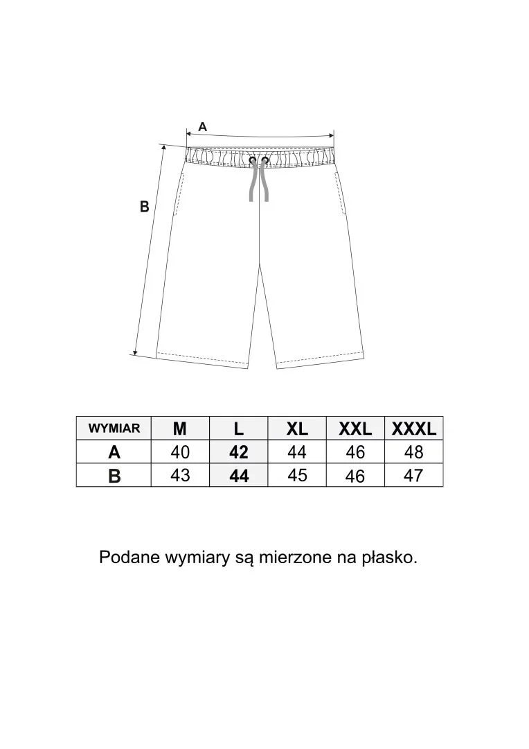 Szorty męskie z lampasem Szorty męskie z lampasem