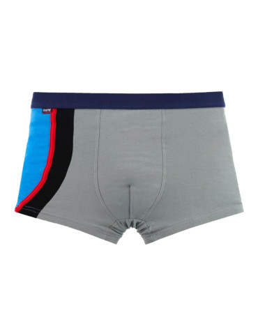 Bokserki dopasowane - Bokserki męskie classic line GRANATOWY - produkt 1