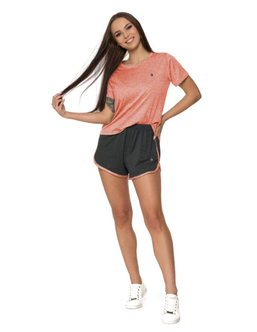 Szorty damskie letnie - Szorty damskie FITNESS POMARAŃCZOWY - produkt 1