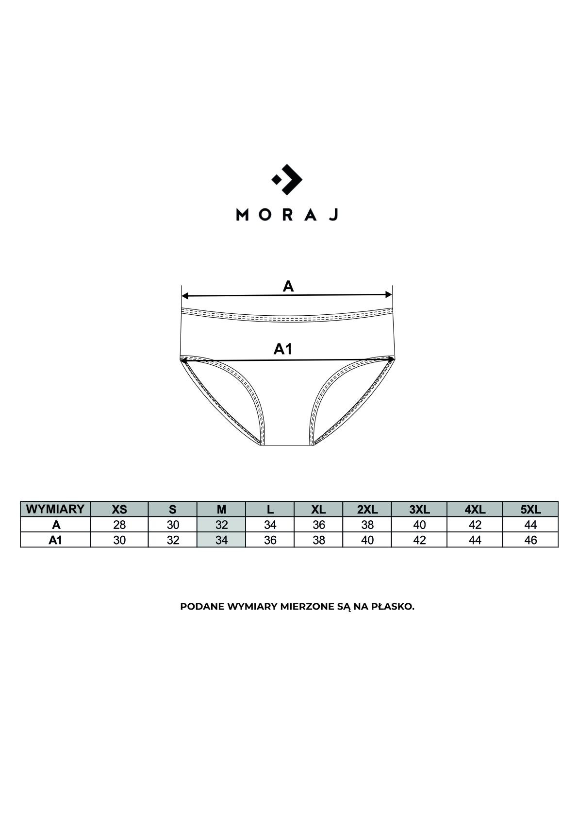 Majtki damskie figi bikini bawełniane z wstawkami 6-pak