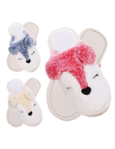 Kapcie i bambosze - Ciepłe kapcie damskie domowe motyw zwierzęcy WIELOKOLOROWY - produkt 4