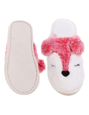 Kapcie i bambosze - Ciepłe kapcie damskie domowe motyw zwierzęcy WIELOKOLOROWY - produkt 6