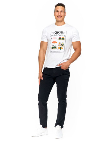 Spodnie - Spodnie męskie jeansowe CZARNY - produkt 5