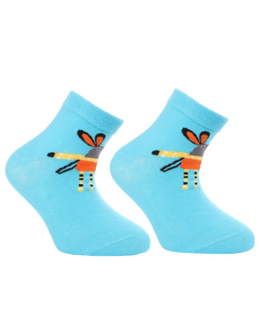 Za kostkę - Skarpetki krótkie chłopięce ze zwierzątkami WIELOKOLOROWY - produkt 5