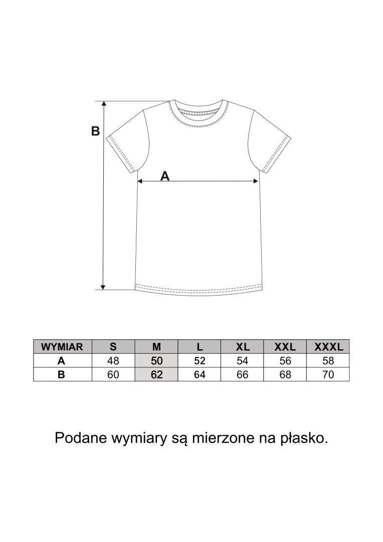 T-shirt damski z bawełny czesanej z okrągłym dekoltem