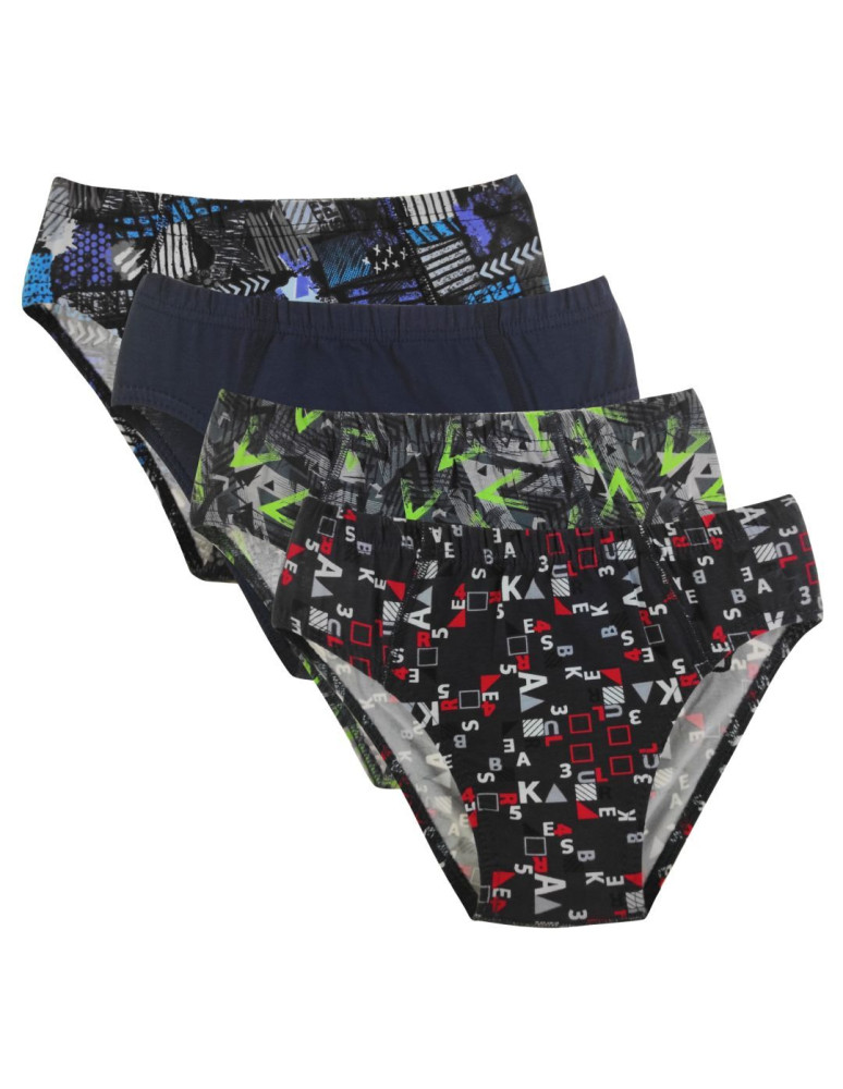 Slipy - Slipy chłopięce bawełna z elastanem kolorowe WIELOKOLOROWY - produkt moraj.pl 1