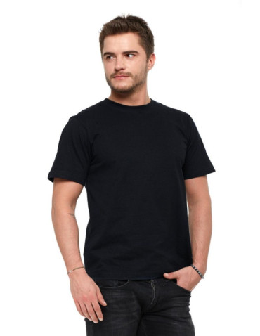Koszulki i Tank Topy - Koszulka męska bawełniana krótki rękaw T-shirt Plus Size BIAŁY - produkt 3