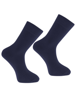 Skarpety męskie garniturowe długie z jonami srebra