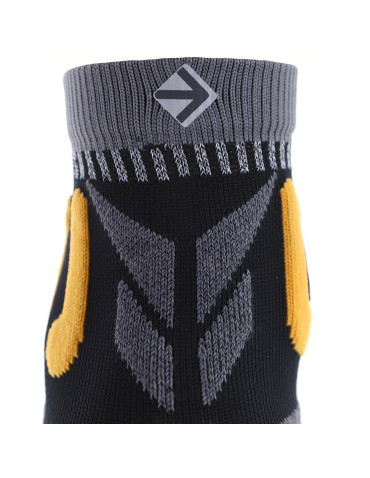 Skarpetki za kostkę - Skarpetki sportowe ze specjalną technologią wzorzyste CZARNY - produkt 2