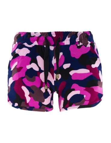 Szorty dziecięce wzorzyste z wiązaniem