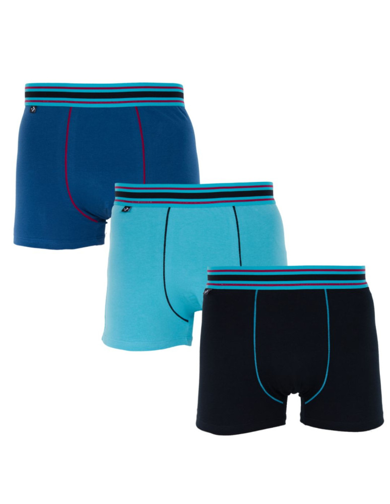 Bokserki - Chłopięce bokserki bawełniane z elastanem LIMITED EDITION 3- WIELOKOLOROWY - produkt moraj.pl 1
