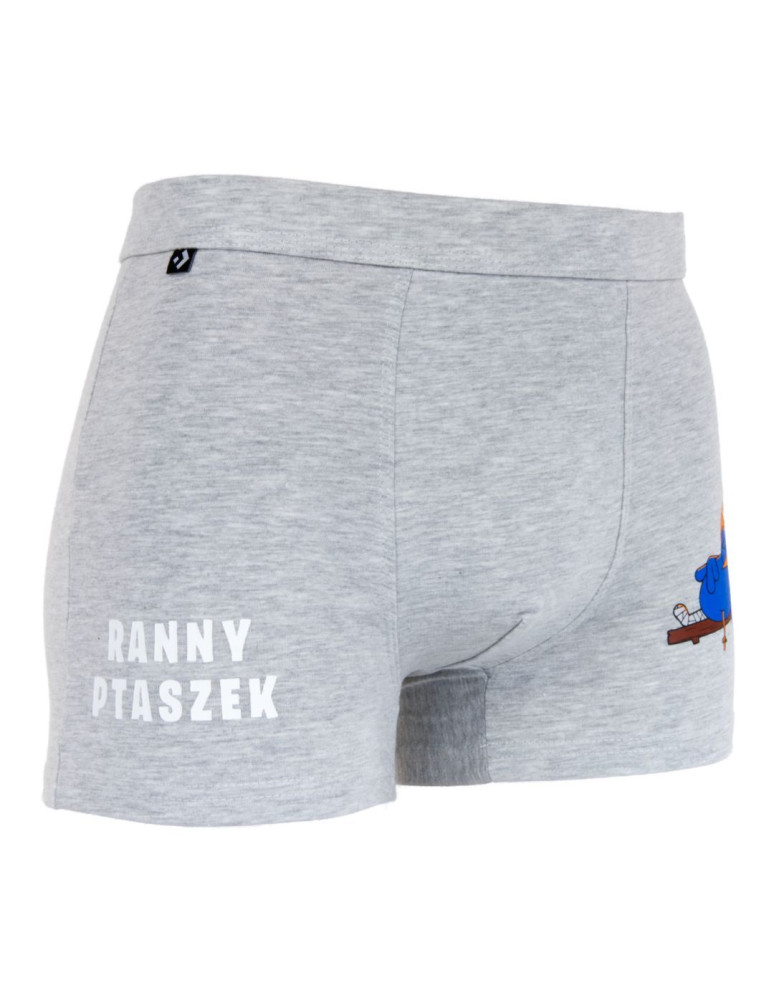 Bokserki dopasowane - Bokserki męskie zabawne napisy WIELOKOLOROWY - produkt moraj.pl 5