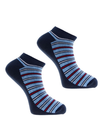 Skarpety stopki męskie bawełniane w paski - produkt 2