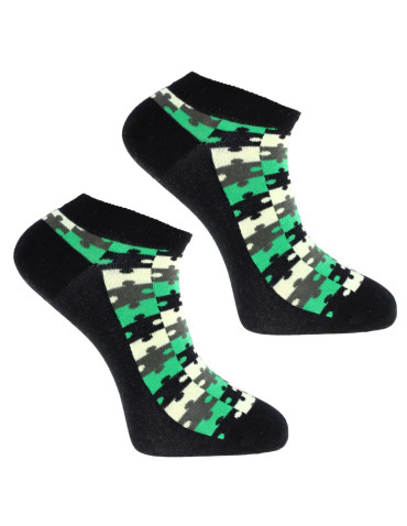 Skarpetki stopki męskie kolorowe w puzzle - produkt 2