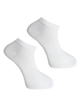Klasyczne białe bawełniane skarpetki stopki męskie 12-pak - produkt 2
